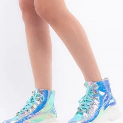 SPARKL Iridescent Hiker Boot Shoes