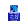 Trust Me I’m A Dolphin Enamel Pin