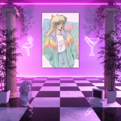 VAPOR95 Posters Turbo Babe Poster