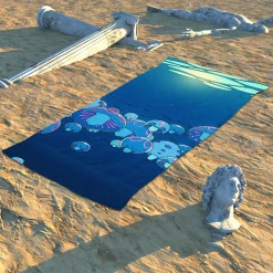 T6 Towels Under The Surface Beach Towel
