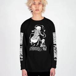 DTG Graphic Long Sleeve Tees Unknown Pleasure Long Sleeve Tee