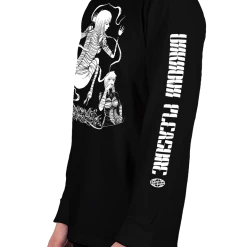 DTG Graphic Long Sleeve Tees Unknown Pleasure Long Sleeve Tee