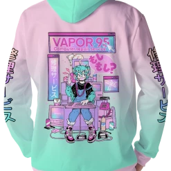 T6 All Over Print Hoodies Vapor95 Repair Service Hoodie