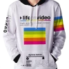 T6 All Over Print Hoodies Life On Video Hoodie
